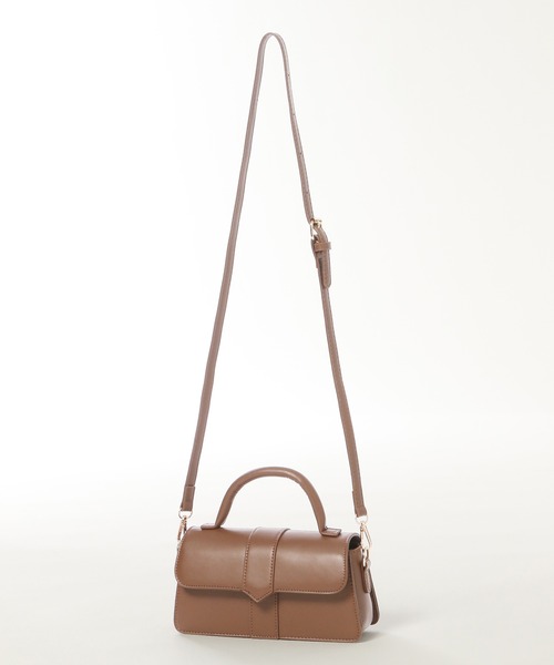 mysty woman（ミスティウーマン）の「ノーブルフラップBAG　608042（ショルダーバッグ・レディース・ブラック/ブラウン・FREE）」の11枚目の写真