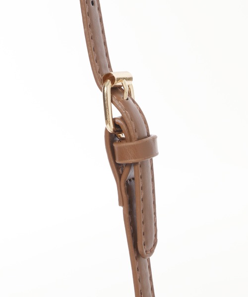 mysty woman（ミスティウーマン）の「ノーブルフラップBAG　608042（ショルダーバッグ・レディース・ブラック/ブラウン・FREE）」の13枚目の写真