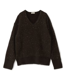 フォックスカシミヤ Vネックプルオーバー