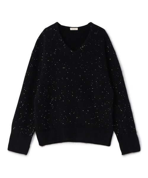 フォックスカシミヤ Vネックプルオーバー（ニット/セーター）｜DES