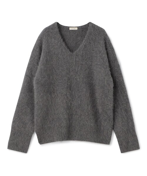 フォックスカシミヤ Vネックプルオーバー（ニット/セーター）｜DES