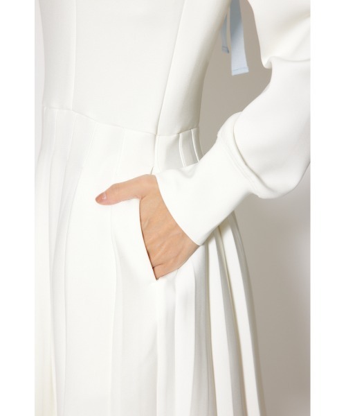 RIENDA GOLF】バックリボンRNDロゴカットワンピース 秋服 冬服