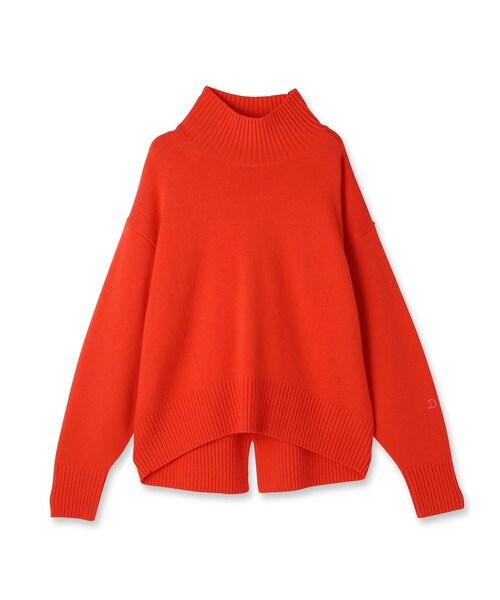 DRESSTERIOR(ドレステリア)の「ミドルゲージハイネックプルオーバー(ニット/セーター・レディース・ブラック/サンドベージュ/パープル/レッド系1・34/36/38)」の12枚目の写真