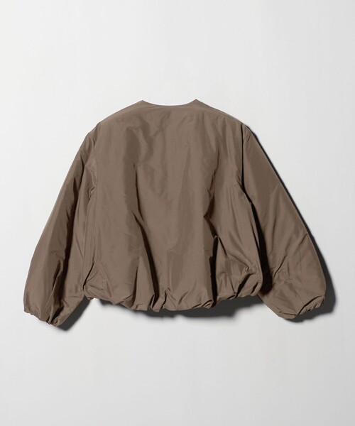 BEAUTY&YOUTH UNITED ARROWS(ビューティーアンドユースユナイテッドアローズ)の「ポリエステルブレンド ノーカラーバルーンジップブルゾン(ブルゾン・レディース・ブラック/オフホワイト/モカ・M/S)」の22枚目の写真