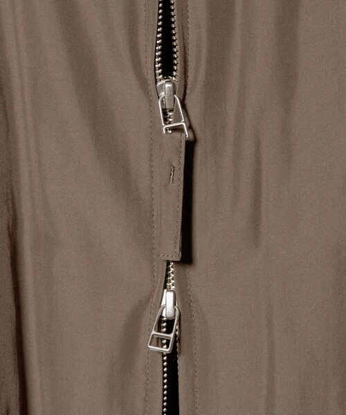 BEAUTY&YOUTH UNITED ARROWS（ビューティーアンドユースユナイテッドアローズ）の「ポリエステルブレンド ノーカラーバルーンジップブルゾン（ブルゾン・レディース・ブラック/オフホワイト/モカ・M/S）」の19枚目の写真