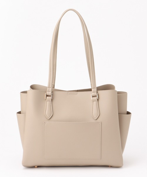 Honeys（ハニーズ）の「ポーチ付軽量Ａ４トート（トートバッグ・レディース・ブラック/グレイッシュベージュ/ライトグレー/ブラウン・FREE）」の15枚目の写真