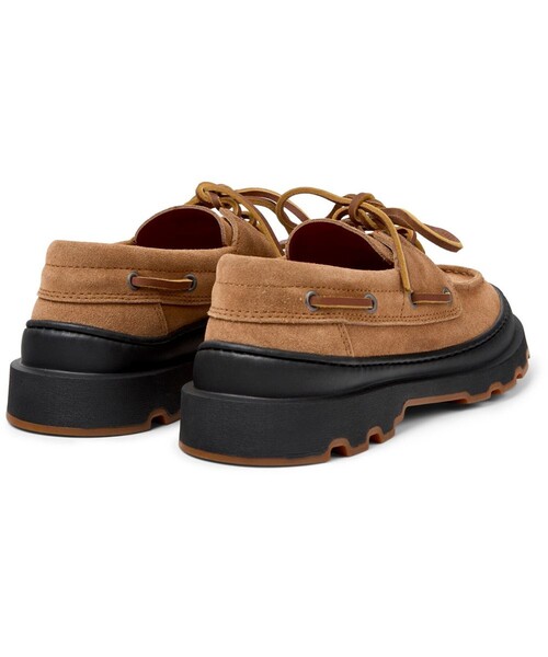 CAMPER（カンペール）の「[カンペール] BRUTUS+ / カジュアルシューズ（モカシン/デッキシューズ・レディース・キャメル・23.5cm/25.5cm/23.0cm/24.0cm/25.0cm/22.5cm）」の4枚目の写真