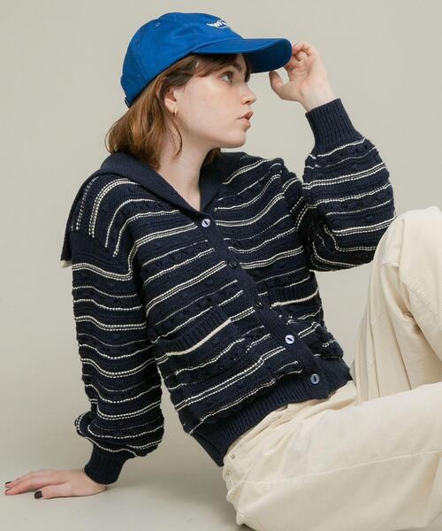 ボーダーアソート柄編みニット（ニット/セーター）｜URBAN RESEARCH