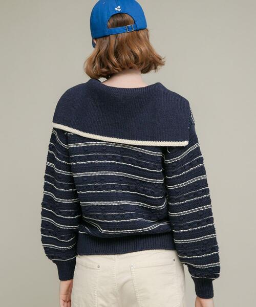 ボーダーアソート柄編みニット（ニット/セーター）｜URBAN RESEARCH