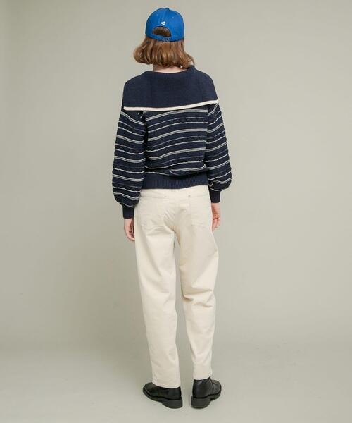 ボーダーアソート柄編みニット（ニット/セーター）｜URBAN RESEARCH