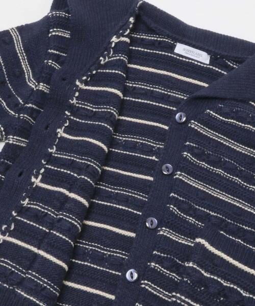 URBAN RESEARCH Sonny Label(アーバンリサーチサニーレーベル)の「ボーダーアソート柄編みニット(ニット/セーター・レディース・オフホワイト/グレー/ネイビー・FREE)」の21枚目の写真