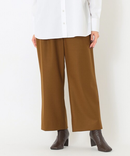 S.ESSENTIALS(エスエッセンシャルズ)の「【DRESOPHY】バランサーキュラーパンツ(その他パンツ・レディース・ブラウン/ブラック/ライトブルー・36/38)」の2枚目の写真