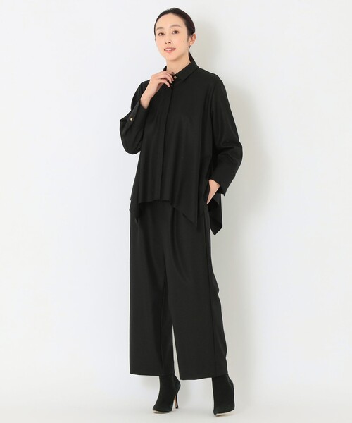 S.ESSENTIALS(エスエッセンシャルズ)の「【DRESOPHY】バランサーキュラーパンツ(その他パンツ・レディース・ブラウン/ブラック/ライトブルー・36/38)」の4枚目の写真
