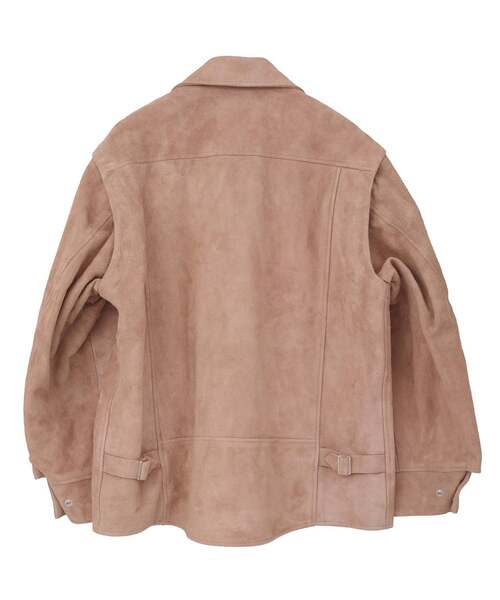 CURRENTAGE（カレンテージ）の「【CURRENTAGE/カレンテージ】Leather jacket（ライダースジャケット・レディース・キャメル/ピンク・1/2）」の9枚目の写真