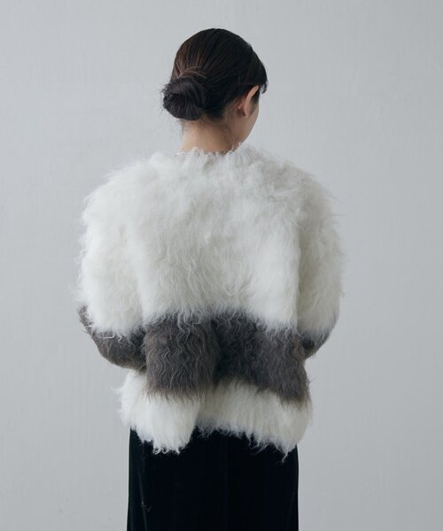 セール】配色シャギーカーディガン（ニット/セーター）｜Lui's（ルイス