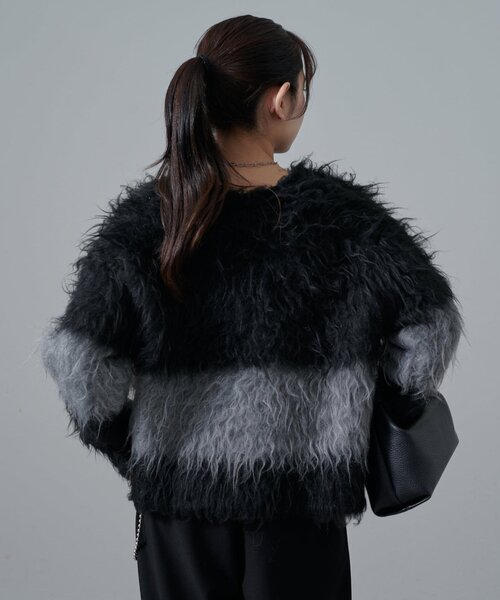 1550◆Lui's (ルイス) シャギーカーディガン ゆったり グレー 1550◇Lui's (ルイス) シャギーカーディガン ゆったり グレー - メルカリ