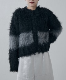 Lui's | 配色シャギーカーディガン(ニット/セーター)