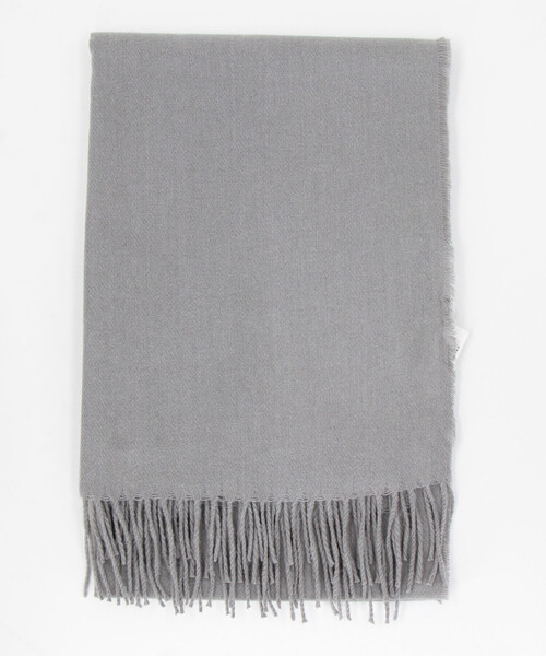 COMME CA ISM(コムサイズム)の「ツイル ソリッド ストール(ストール/ショール・メンズ・ネイビー/グレー/ブルー・FREE)」の2枚目の写真