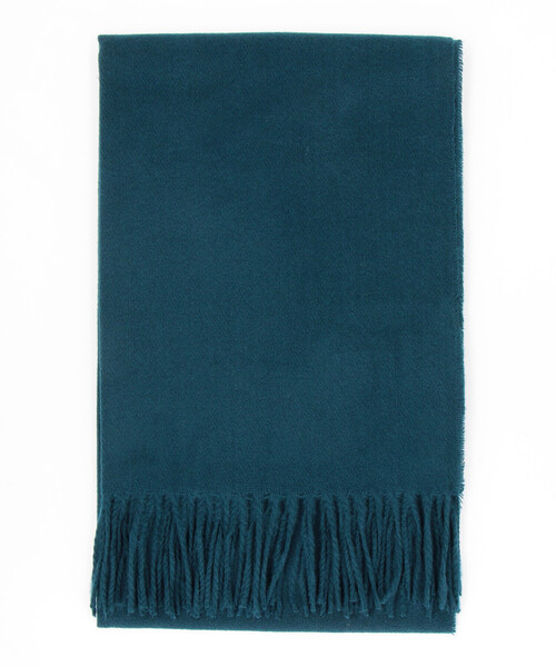 COMME CA ISM(コムサイズム)の「ツイル ソリッド ストール(ストール/ショール・メンズ・ネイビー/グレー/ブルー・FREE)」の1枚目の写真