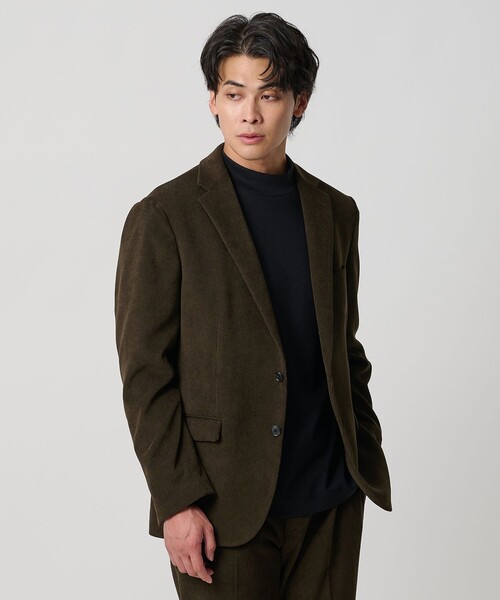 セール】コーデュロイ 2ボタンジャケット-セットアップ対応