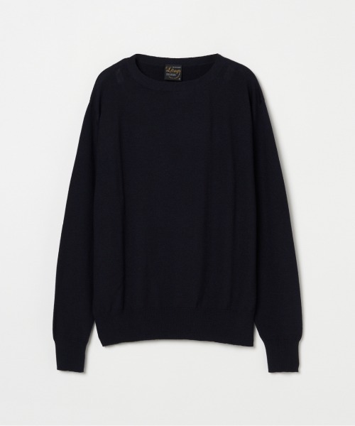 Letroyes（ルトロワ）の「THOMAS (CREW NECK)（ニット/セーター・レディース・アイボリー/レッド/ネイビー・1/2）」の2枚目の写真
