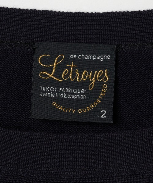 Letroyes（ルトロワ）の「THOMAS (CREW NECK)（ニット/セーター・レディース・アイボリー/レッド/ネイビー・1/2）」の9枚目の写真