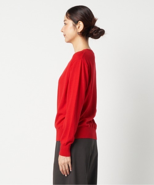 Letroyes（ルトロワ）の「THOMAS (CREW NECK)（ニット/セーター・レディース・アイボリー/レッド/ネイビー・1/2）」の11枚目の写真