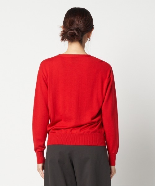 Letroyes（ルトロワ）の「THOMAS (CREW NECK)（ニット/セーター・レディース・アイボリー/レッド/ネイビー・1/2）」の12枚目の写真