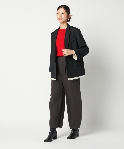 Letroyes（ルトロワ）の「THOMAS (CREW NECK)（ニット/セーター・レディース・アイボリー/レッド/ネイビー・1/2）」の14枚目の写真