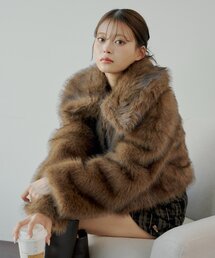 Chico(チコ)のファーショートコート(その他アウター)