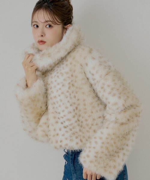 ファーショートコート（その他アウター）｜Chico（チコ）の