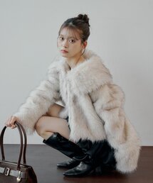 ファーショートコート