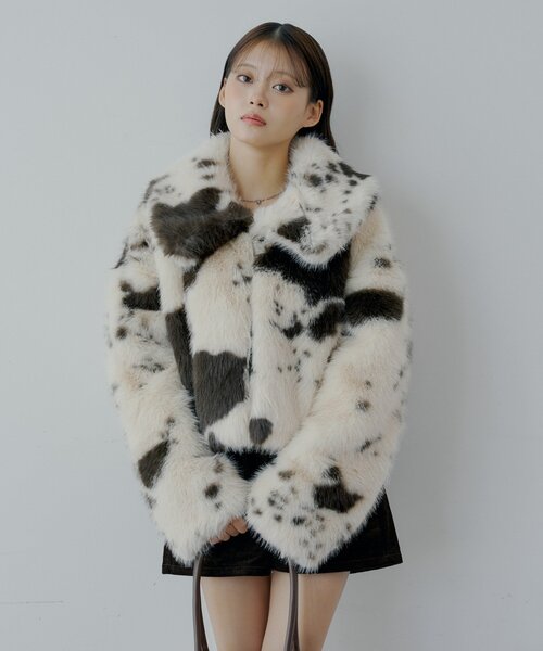 ファーショートコート（その他アウター）｜Chico（チコ）の