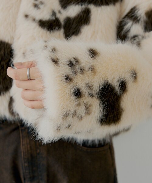 ファーショートコート（その他アウター）｜Chico（チコ）の