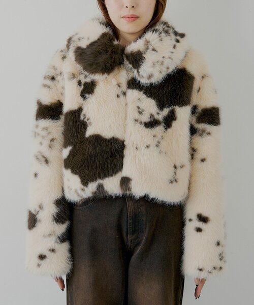 ファーショートコート（その他アウター）｜Chico（チコ）の