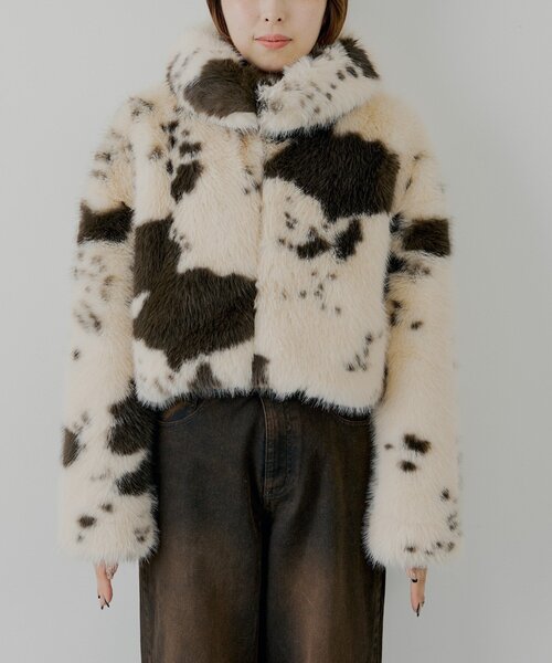 ファーショートコート（その他アウター）｜Chico（チコ）の