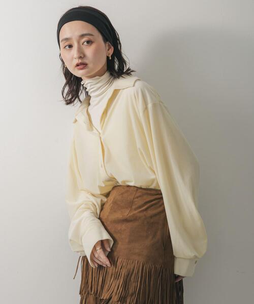 セール】マルチコードツキベロアシャツ（シャツ/ブラウス）｜SENSE OF