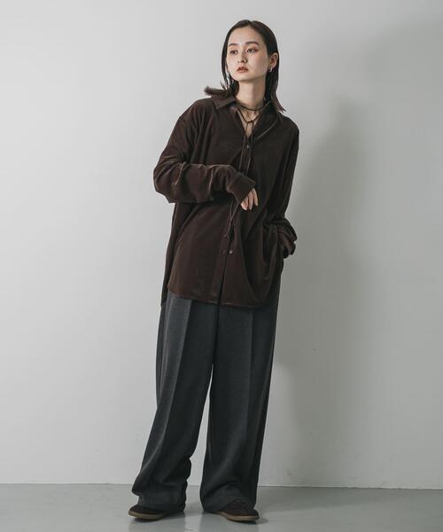 セール】マルチコードツキベロアシャツ（シャツ/ブラウス）｜SENSE OF