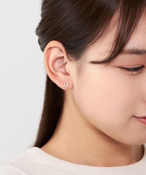 VENDOME AOYAMA(ヴァンドーム青山)の「K18YG ダイヤモンド ピアス(ピアス(両耳用)・レディース・イエローゴールド・ONE SIZE)」の3枚目の写真