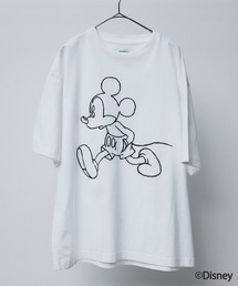 MICKEY MOUSE | MICKEY MOUSE / Embroidery Tシャツ(Tシャツ/カットソー)