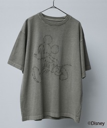 Johnbull Private labo（ジョンブルプライベートラボ）の「MICKEY MOUSE / Embroidery Tシャツ（Tシャツ/カットソー）」