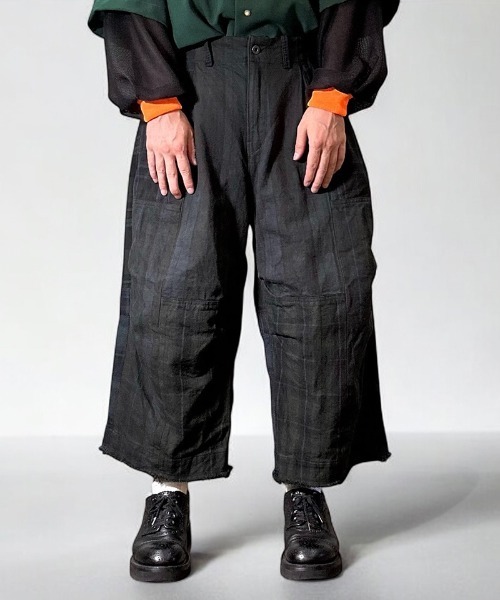 masterkey（マスターキー）の「mp14334-LAMP-PT ワイドクロップドパンツ(MK26S-P-12)（その他パンツ・メンズ・ブラック・2/1）」の12枚目の写真