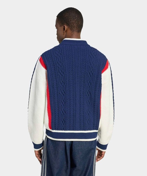 adidas（アディダス）の「レトロ リミックス カーディガン / アディダスオリジナルス adidas Originals（カーディガン/ボレロ・メンズ・レッド/ブルー・3XL/X-SMALL/MEDIUM/SMALL/LARGE/X-LARGE/XX-LARGE）」の3枚目の写真