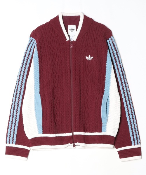 adidas ネイビー ボタン付きカーディガン S adidas（アディダス）の「アディダス adidas M ID2.0 カーディガン