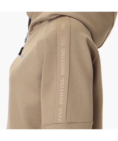BRIEFING（ブリーフィング）の「【BRIEFING GOLF／ブリーフィングゴルフ】WS WARM LOGO LINE PARKA（パーカー・レディース・ベージュ/ブラック/グレー・S/M）」の21枚目の写真