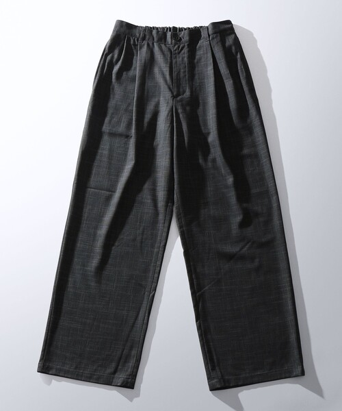 セール】City Ambient Products: チェック＆ストライプ 2タック ワイド