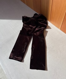et.UNiVER（エトユニベール）の「velor arm warmers（アームカバー）」