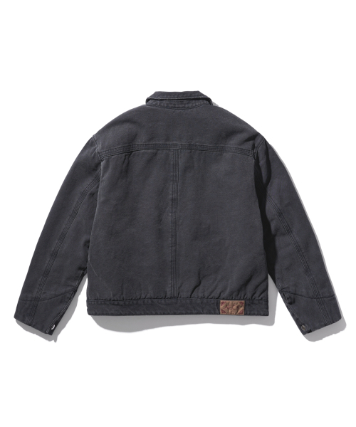 AECA（エイカ）の「AECA VINTAGE PIGMENT WORK JACKET-CHARCOAL（デニムジャケット・レディース・その他・LARGE/MEDIUM/SMALL）」の4枚目の写真