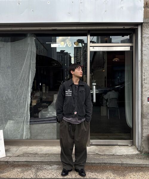 AECA（エイカ）の「AECA VINTAGE PIGMENT WORK JACKET-CHARCOAL（デニムジャケット・レディース・その他・LARGE/MEDIUM/SMALL）」の11枚目の写真
