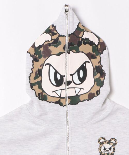 JACKROSE（ジャックローズ）の「2ND ARCHIVE-キバBOY　ZIPパーカー（パーカー・メンズ・ブラック/ホワイト・FREE）」の3枚目の写真